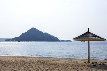 Fototapeta premium The beautiful seashore landscape and sea