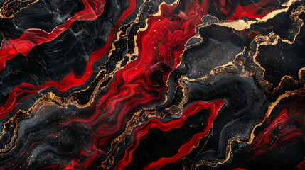 marble black and red background