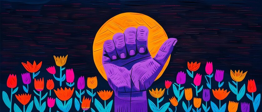 Poster promoting the values of Ubuntu and community on International Nelson Mandela Day, with images of people helping and supporting each other