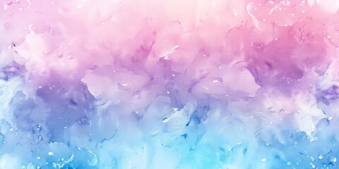 Fototapeta premium Abstract Watercolor Background in Pink, Blue, and White