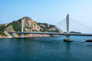 The grandbridge  over the sea