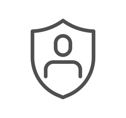 People related icon outline and linear vector.