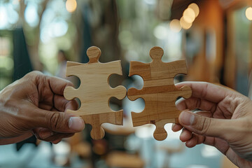 Collaboration in the Office: Teamwork and Tunnel Vision in Business Puzzle Pieces