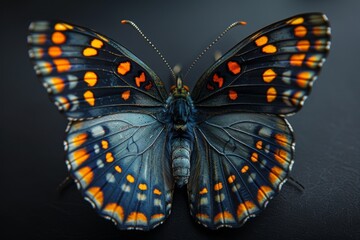 Fototapeta premium Close-Up of a Vibrant Butterfly