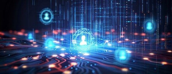 A digital identity service offering secure management of personal information, ensuring privacy and protection while accessing online accounts and services.