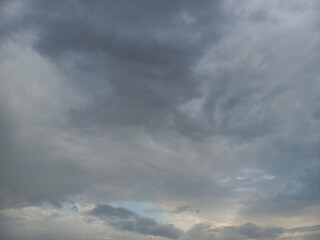Obraz premium storm clouds timelapse