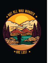 Mountain t-shirt design