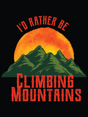 Mountain t-shirt design