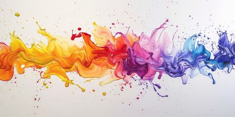 Obraz premium Abstract Painting with Vibrant Colors