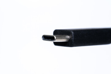 USB C cable in close up