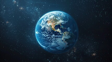 Earth solitary presence in the vast expanse of cosmic darkness illustration images