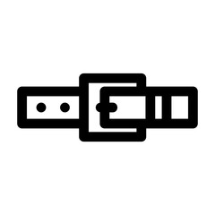 Belt Line Icon Vector