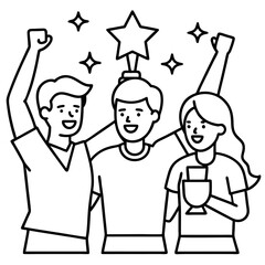 Basketball Coloring Page Colored Illustration