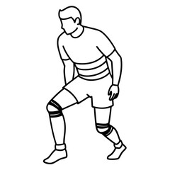 Basketball Coloring Page Colored Illustration