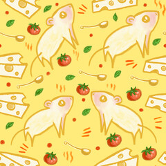 Hand Drawn Design for patterns on fabric,wrapping paper,and wallpaper,Curtain,Napkin.