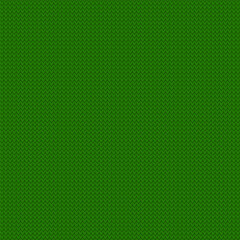 Knit seamless pattern.Knitting repeat pattern in green.Vector graphic background.