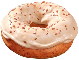 donut isolated on white background