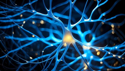 medical representation of the vagus nerve, nerve pathways, people with nerve pathways, nerve impulses