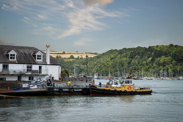 Fototapeta premium Dartmouth Harbour - River to sea in South Devon