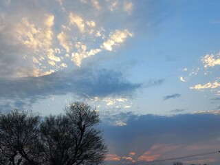 Obraz premium clouds and sun