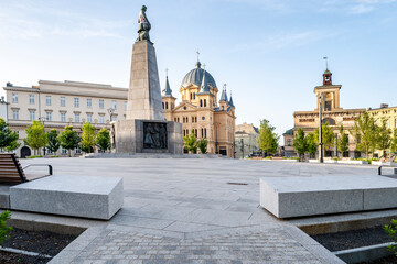 Miasto Łódź- widok na Plac Wolności. © Tomasz Warszewski