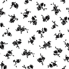 Abstract floral pattern perfect for textile design,