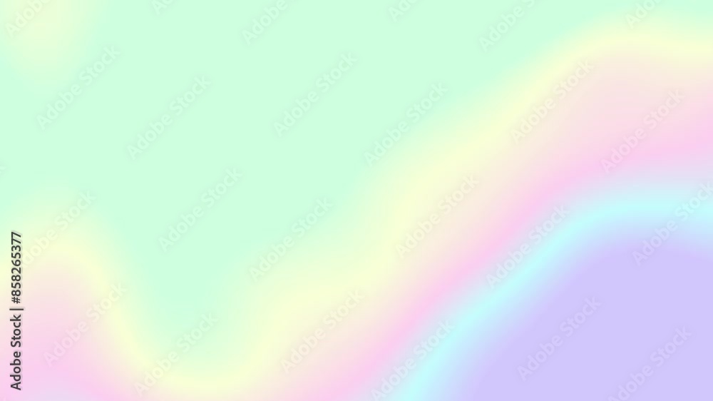 Poster pastel gradient, liquid wave animation, y2k smooth color transition concept design