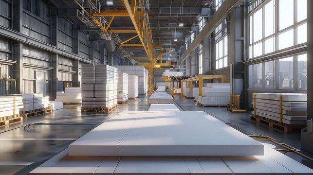  Factory manufacturing styrofoam