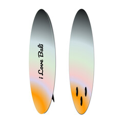 illustration of a set of surfboards
