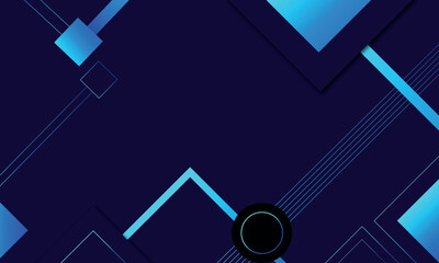 Gradient geometric shapes on dark background