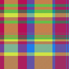 Textile background pattern of fabric vector seamless with a texture plaid check tartan.