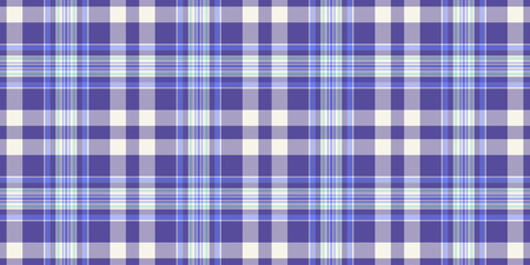 Gentle pattern texture seamless, bed vector plaid tartan. Selection background check textile fabric in pastel and blue colors.