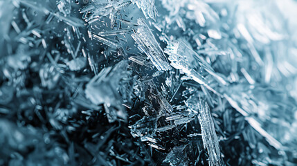 Obraz premium Macro of ice