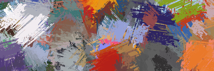 Fototapeta premium colorful background, brush strokes Background, colorful brush strokes, multi color background, Color Brush Strokes.