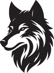 wolf head silhouette