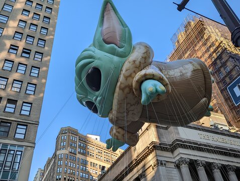 Macy's Thanksgiving Day Parade balloon - Grogu