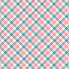 Seamless pattern of plaid. check fabric texture. striped textile print.Checkered gingham fabric seamless pattern. Vector seamless pattern.