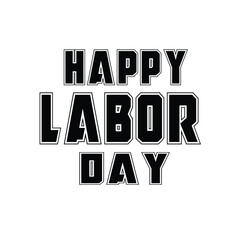 Obraz premium Labor Day Typography T-shirt Design.