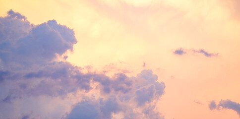 A huge clouds after storm and rain.