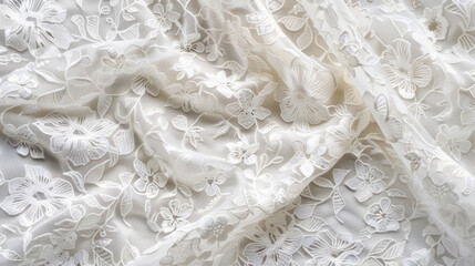 Obraz premium Macro texture of lace fabric