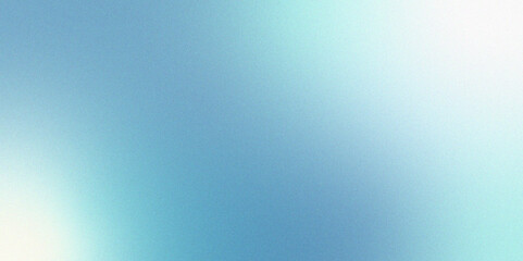 Digital grainy gradient with a colorful soft noise effect. Vintage Grunge Texture Pattern in white and blue Tones for Artful Wallpaper. Gradient blur, noise, grain, texture abstract background.