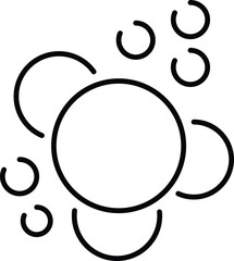 Foam Isolated Simple Icon for Infographics, Adverts, Web Sites, Apps and Other Types of Design