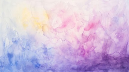 Obraz premium A colorful painting of a sky with a rainbow. Generate AI image