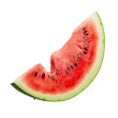 Watermelon Slice Fruit on white on white background.
Watermelon Slice Fruit isolated on transparent background.