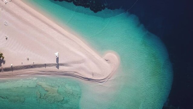 Tropical beach Drone Footage