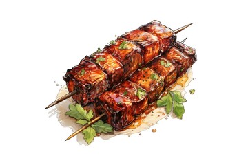I Love Barbecue Skewer (JPG 300Dpi 10800x7200)