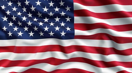 Composite image of the United States of American flags