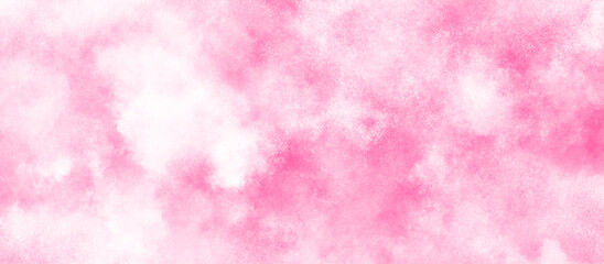 Smooth and bright abstract brush stroke acrylic watercolor background, painted colorful bright and shiny pink texture with stains, Beautiful and smooth soft blurred pink texture in center with blank.