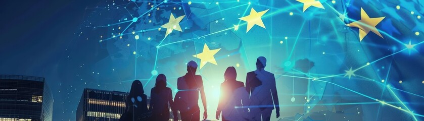 Fototapeta premium GDPR consultant advising on data protection and privacy laws