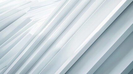 Obraz premium Sleek white background with dynamic diagonal lines, embodying modern design and sophistication.